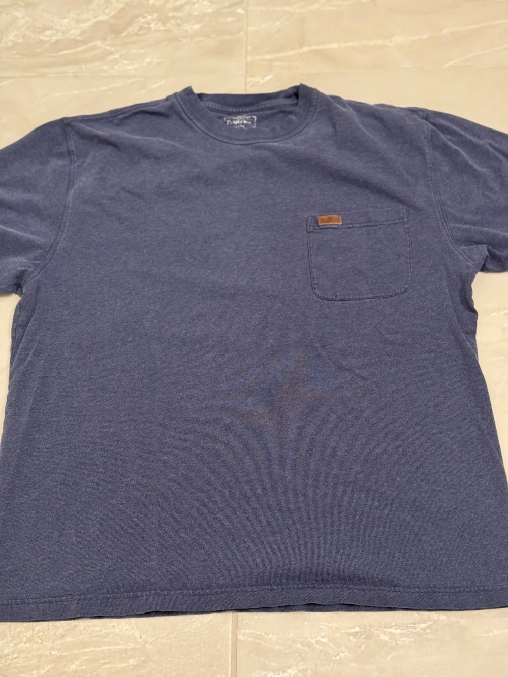 Pendleton Men’s Blue Pocket T-Shirt Size L Cotton Casual Basic Tee